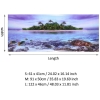 Tło do akwarium samoprzylepne 122x46 cm - wyspa [13180000412a]